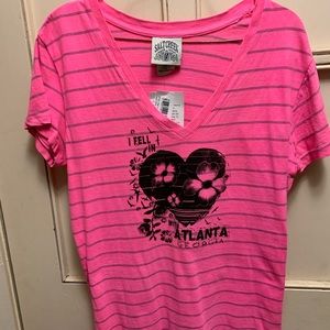 Hot pink Atlanta shirt
